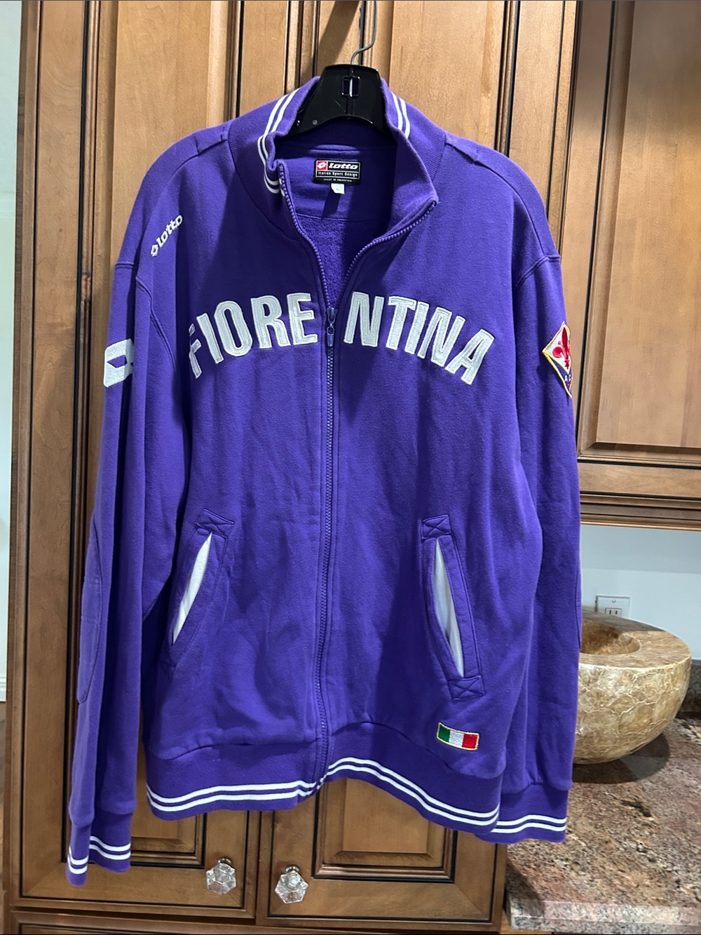 Lotto Fiorentina Full-Zip Purple Team Jacket